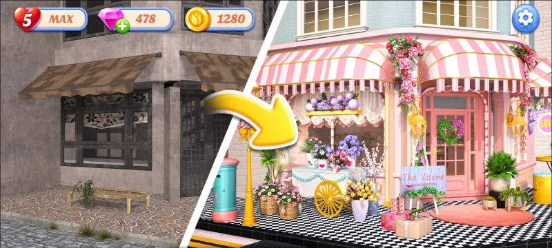 花店改造游戏中文版(Flower Shop Makeover)